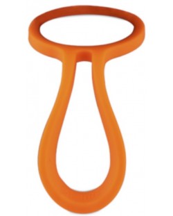 Conector de silicon pentru sticle 24Bottles - portocaliu