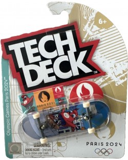 Skateboard fingerboard Tech Deck - Mascota Jocurilor Olimpice, Paris 2024