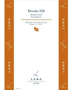 Bloc de schițe Lana Dessin 220 -  A5, 30 de coli