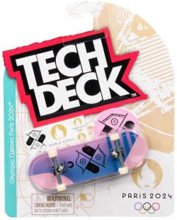 Skateboard fingerboard Tech Deck - Roz și negru, Paris 2024