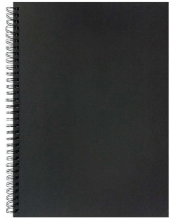 Caiet de schițe Winsor & Newton Black Paper - A3, 40 de foi