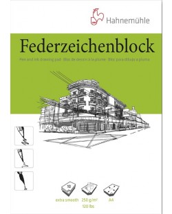 Bloc de schițe Hahnemuhle Federzeichenblock - A4, 10 de coli