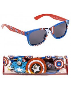 Ochelari de soare în husă PVC Cerba - Marvel, Captain America