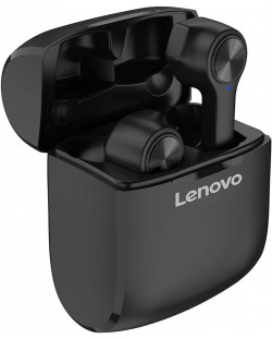 Casti cu microfon Lenovo - HT20, TWS, negre