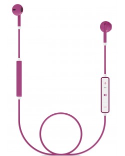 Casti cu microfon Energy Sistem - Earphones 1, roze
