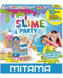 Set de petrecere Mitama Slime - 10 bucăți