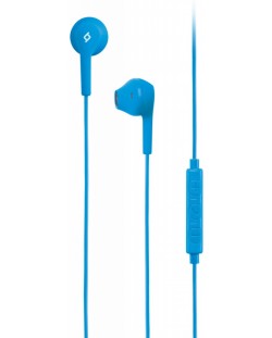 Casti wireless cu microfon ttec - RIO In-Ear Headphones, albastre