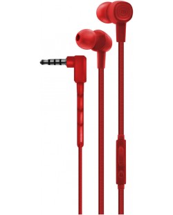 Casti cu microfon Maxell - SIN-8 Solid + Fuji, rosii