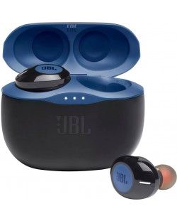 Casti cu microfon JBL - Tune 125, TWS, albastre