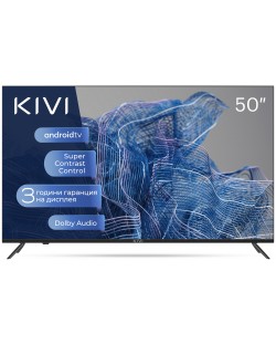 Televizor smart KIVI - 50U740NB, 50'', DLED, UHD, negru 