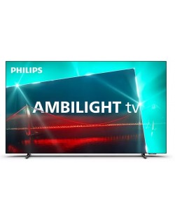 Philips Smart TV - 55OLED718, 55'', OLED, 4K, negru