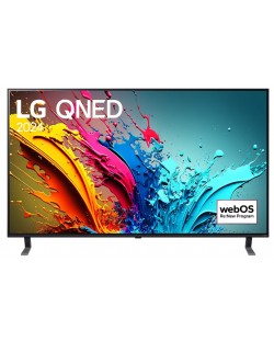 Smart TV  LG - 65QNED85T3C, 65'', QNED, 4K, 100Hz, argintiu 