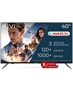 Televizor smart KIVI - 40F740NB, 40'', DLED, FHD, negru 