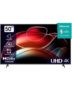 Televizor smart Hisense - 50A6K, 50'', DLED, UHD, negru
