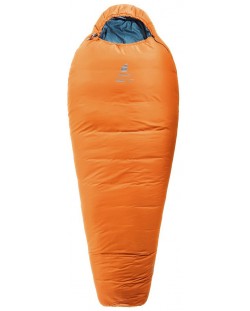 Sac de dormit Deuter - Orbit -5° L, ZL, 200 cm, portocaliu