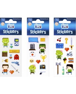 Stickere Sticker Boo - pixeli, sortiment