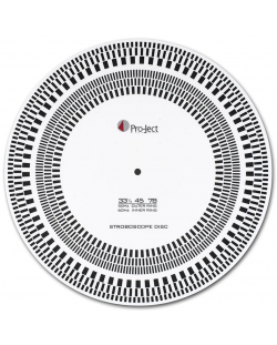 Disc stroboscopic Pro-Ject - Strobe It, negru/alb