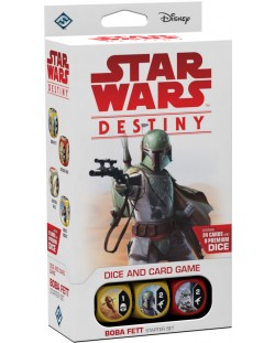 Joc cu carti si zaruri Star Wars Destiny - Boba Fett Starter Set