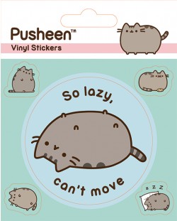 Stickere Pyramid Animation:  Pusheen - Lazy