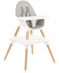 Scaun de masa pentru copii  Kikka Boo - Multi 3in1, Grey