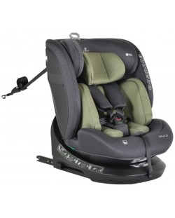 Scaun auto Cangaroo - Draco, 360°, I-Size, IsoFix, 40-150 cm, verde măslină