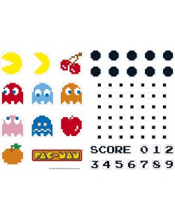 Stikere ABYstyle Games: Pac-Man - Characters & Maze
