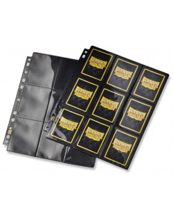 Pagini pentru stocarea cărțilorDragon Shield - 18 Pocket Small Card Size Page