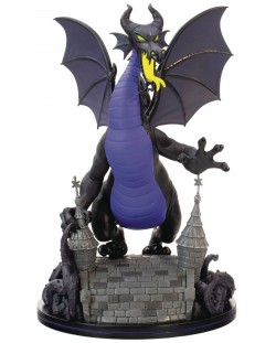 Statuetă  Quantum Mechanix Disney: Villains - The Maleficent Dragon (Q-Fig Max Elite), 22 cm
