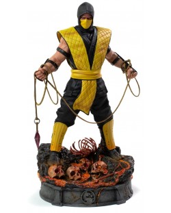 Figurină Iron Studios Games: Mortal Kombat - Scorpion, 22 cm	