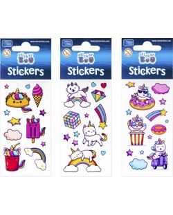 Stickere Sticker Boo - unicorni, sortiment