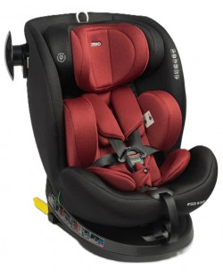 Scaun auto Caretero - Commo, IsoFix, i-Size, 40-150 cm, Burgundy