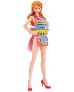 Statuetă Banpresto Animation: One Piece - Nami (Wanokuni) (The Grandline Lady) (Vol. 8), 16 cm