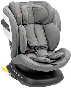 Scaun auto KikkaBoo - i-Cruise, IsoFix, i-Size, 40-150 cm, Light Grey