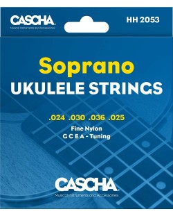 Corzi pentru ukulele Cascha - HH 2053, transparente