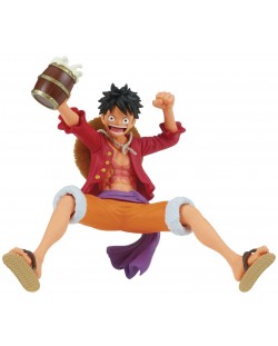 Statuetă Banpresto Animation: One Piece - Monkey D. Luffy (It's a Banquet!!), 9 cm