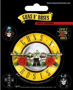 Stickere Pyramid Music:  Guns N' Roses - Bullet Logo