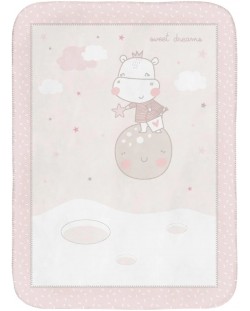 Pătură super moale pentru copii KikkaBoo - Hippo Dreams, 80 x 110 cm	