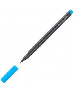Fineliner Faber-Castell Grip - Albastru deschis, 0.4 mm