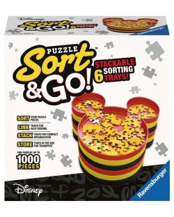 Tăvițe de sortare puzzle Ravensburger - Mickey Mouse Sort & Go