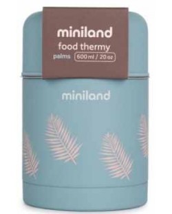 Termos pentru hrană Miniland - Terra, Palms, 600 ml
