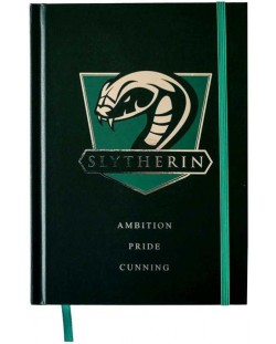 Caiet cu despărțitor de cărți CineReplicas Movies: Harry Potter - Slytherin, А5