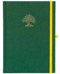 Caiet de notițe cu copertă din in Blopo - The Tree, pagini punctate