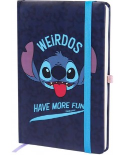 Caiet Cerda Disney: Lilo & Stitch - Weirdos Have More Fun, A5	