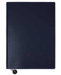 Caiet Victoria's Journals Smyth Flexy - Albastru închis, copertă plastică, 96 de foi, format A5