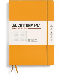 Caiet Leuchtturm1917 Composition - B5, portocaliu, pagini cu puncte, copertă rigidă