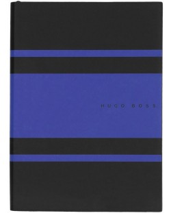 Caiet Hugo Boss Gear Matrix - A5, cu linii, albastru