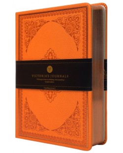 Carnețel Victoria's Journals Old Book - В6,  portocale