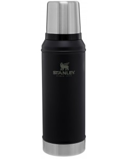 Sticla termica Stanley - The Legendary, Matte Black Pebble, 0.75 l
