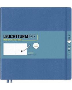 Agenda Leuchtturm1917 Sketchbook - Patrat, albastru