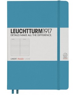 Agenda Leuchtturm1917 Notebook Medium  A5  - Albastru deschis, pagini liniate